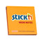 Самозалепващи листчета Stick`N, неон, 76 x 76 мм