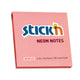Самозалепващи листчета Stick`N, неон, 76 x 76 мм