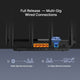 Безжичен мулти TP-Link Archer AX72, AX5400, 2.4/5 GHz, 574 - 4804 Mbps, Gigabit