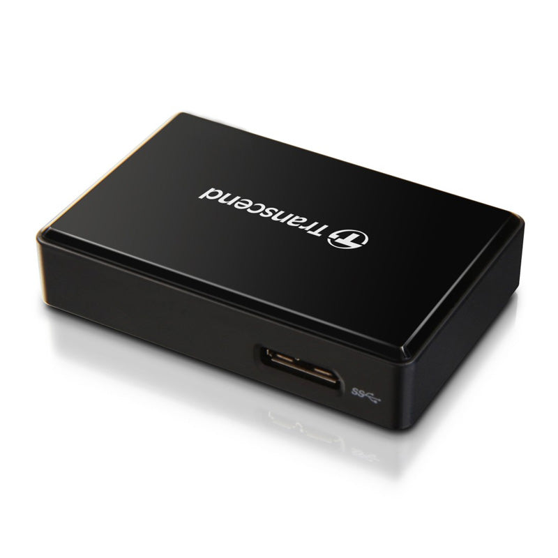 Четец за карти, Transcend All-in-1 Multi Memory Card Reader, USB 3.0/3.1 Gen 1, Black