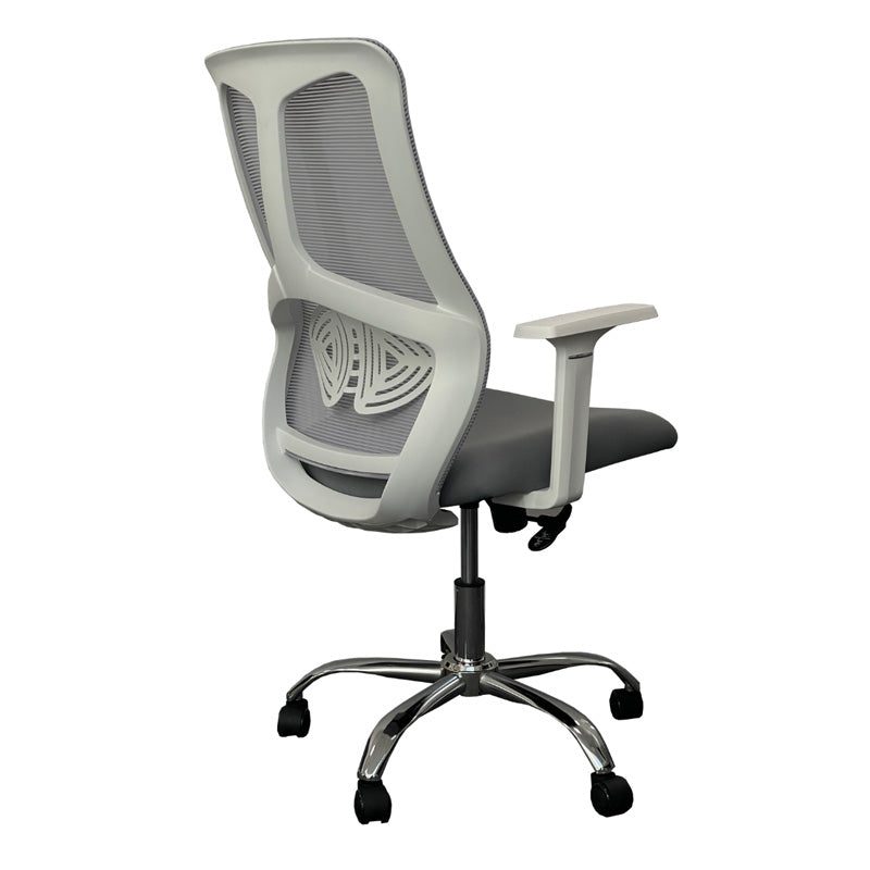 Работен стол Star white chrome