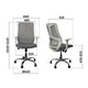 Работен стол Star white chrome