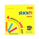 Самозалепващи листчета Stick`N, неон, 76 x 76 мм, 4 цв.