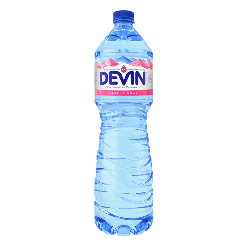 Изворна вода Devin, 1.5 л., стек 6 броя