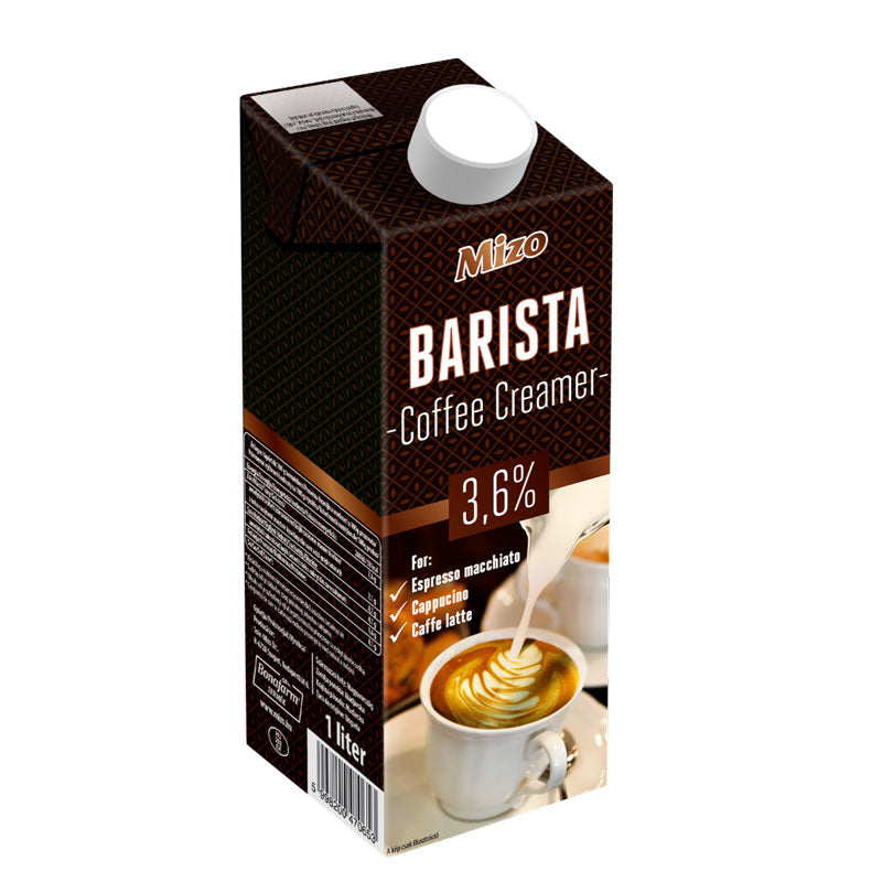 Прясно мляко Mizo Barista 3.6%, UHT, 1 литър