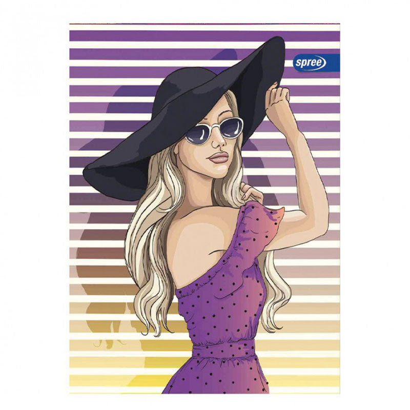 Тетрадка A5 Spree Basic, 60 л., ред
