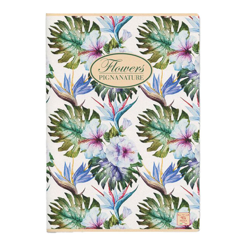 Тетрадка Pigna Nature Flowers, PM, A4, 42 л., редове