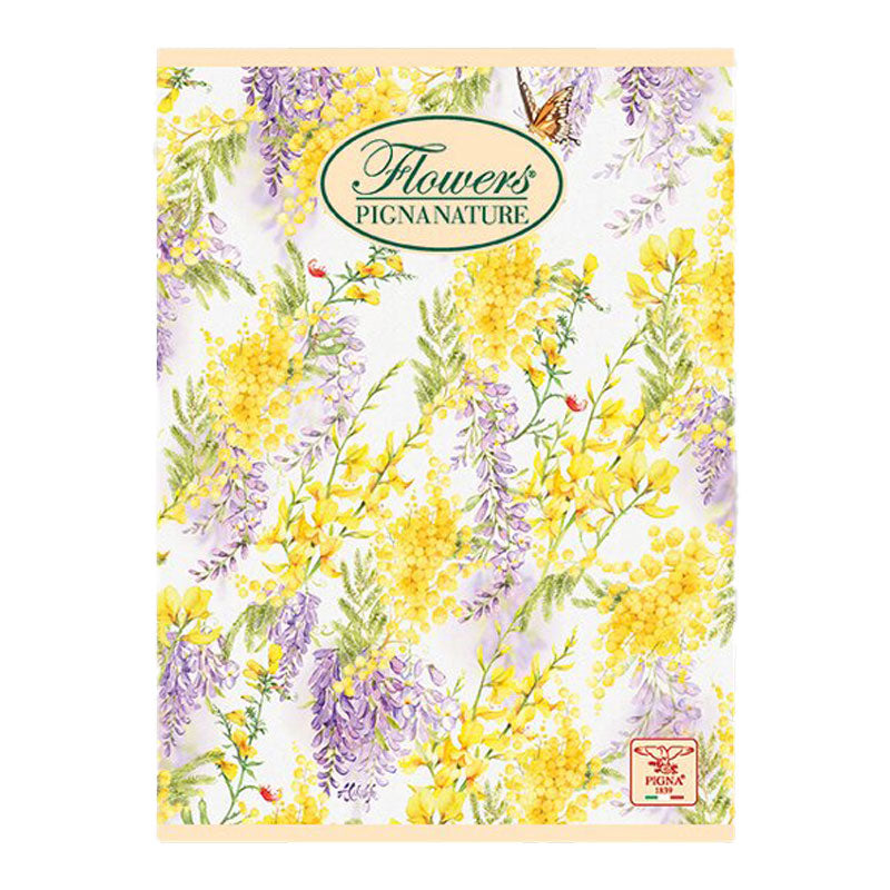 Тетрадка Pigna Nature Flowers, PM, A4, 42 л., редове