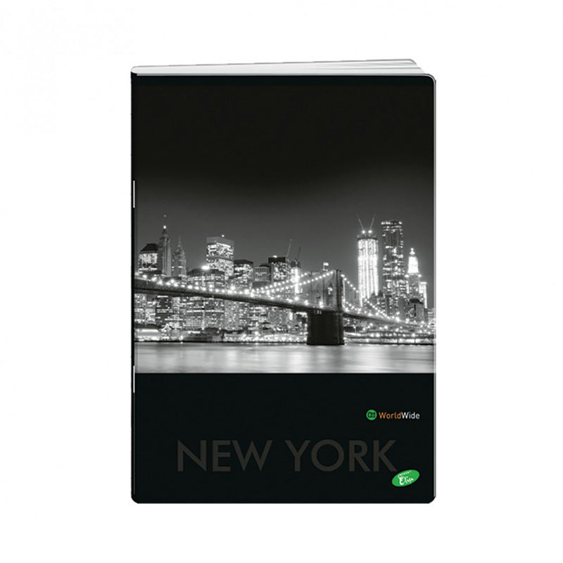 Тетрадка A5 UV Cities by night, 60+2 л. ред, 70 гр. / м2