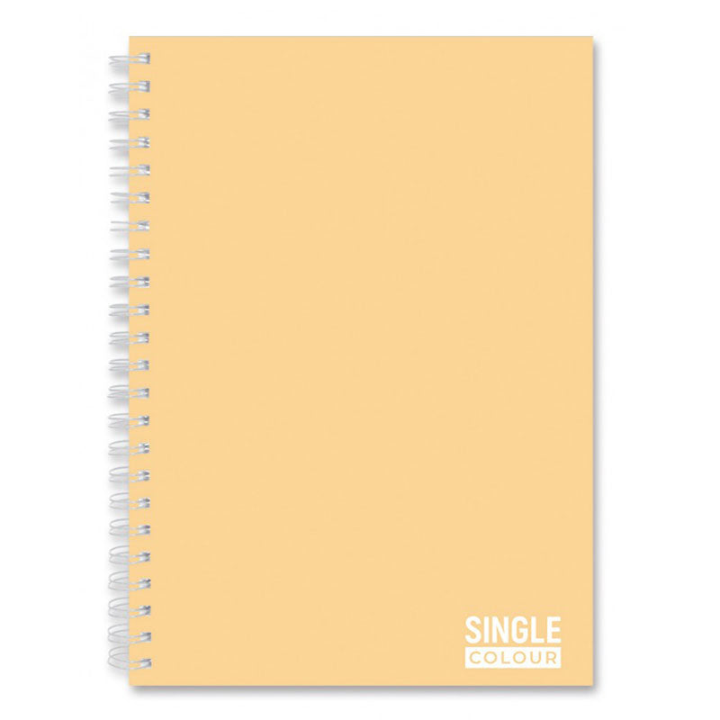 Тетрадка A4 спир. тв.корица Slim UV Pastel Single Colour, 100 л.ред, 2 теми, 80 г/м2