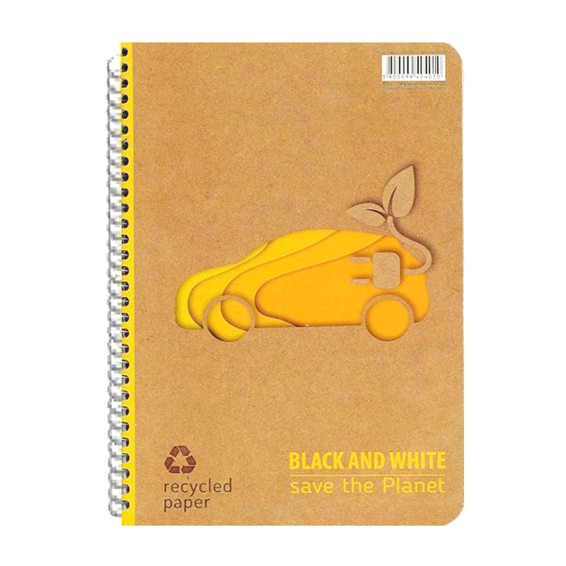 Тетрадка Black & White, A5, 80 л., спирала