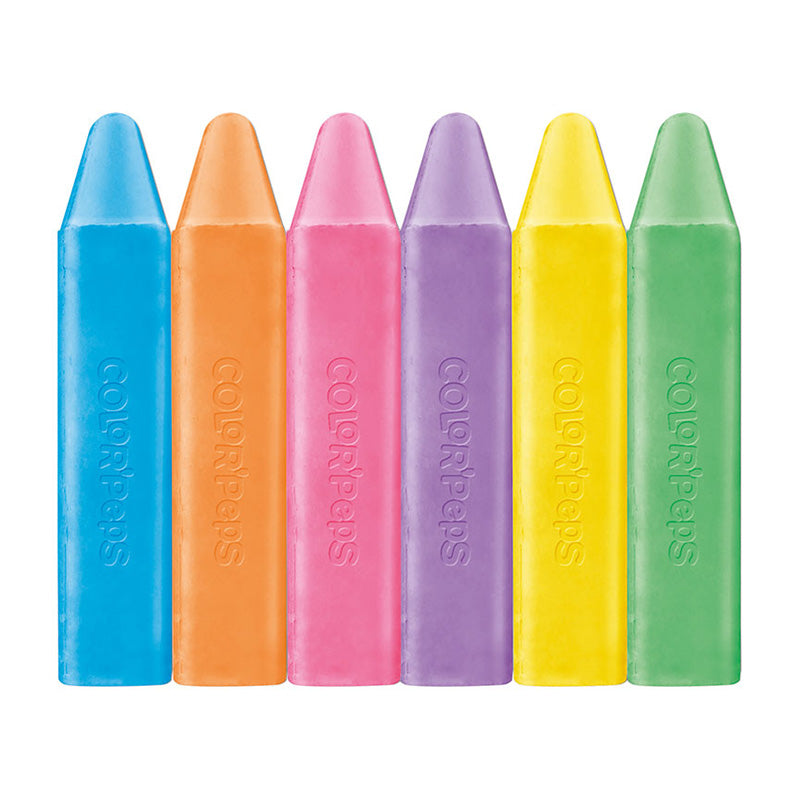 Тебешир безпрахов Maped Maxi, 6 цвята