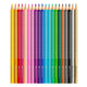 Цветни моливи Faber-Castell Sparkle, 20 цвята с острилка, в метална кутия