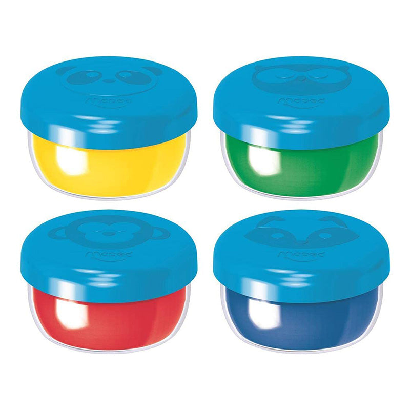 Бои за рисуване с пръсти Maped Early Age, 4 цвята