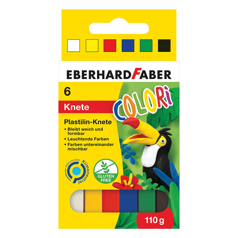 Пластилин Faber Eberhard, 6 цвята