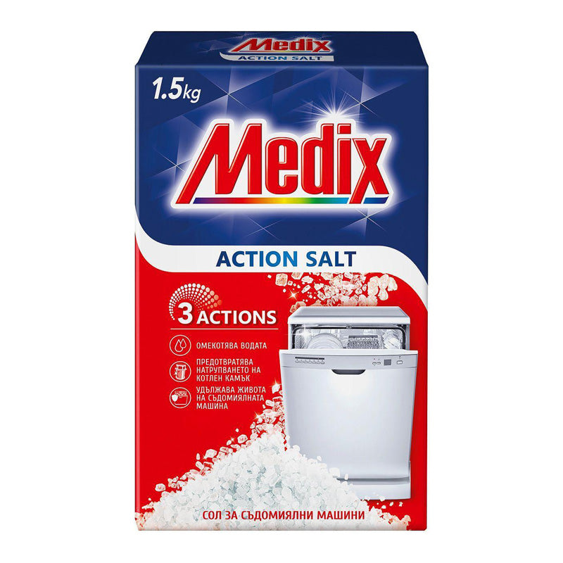 Сол за съдомиялна машина Medix Action Salt, 1.5 кг.