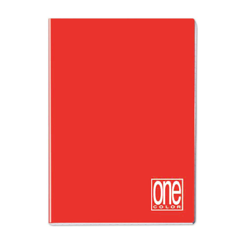 Тетрадка One Color, шита, A5, 42 л., офсет, редове
