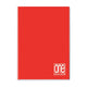 Тетрадка One Color, шита, A5, 42 л., офсет, редове
